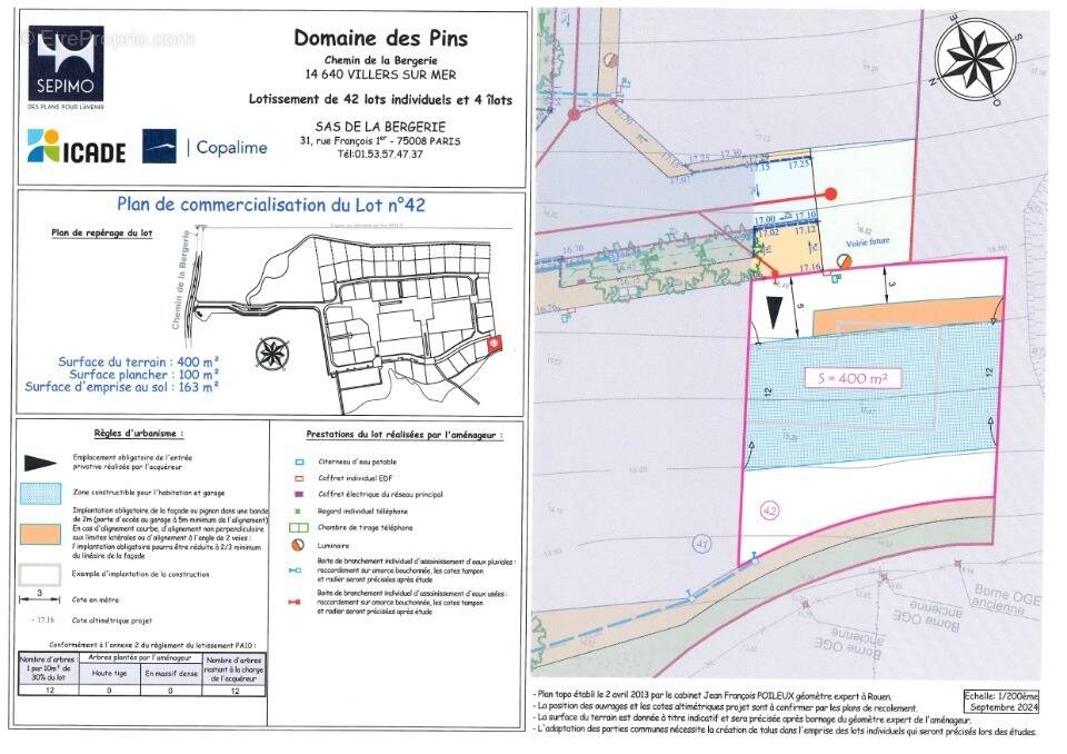 Terrain à VILLERS-SUR-MER