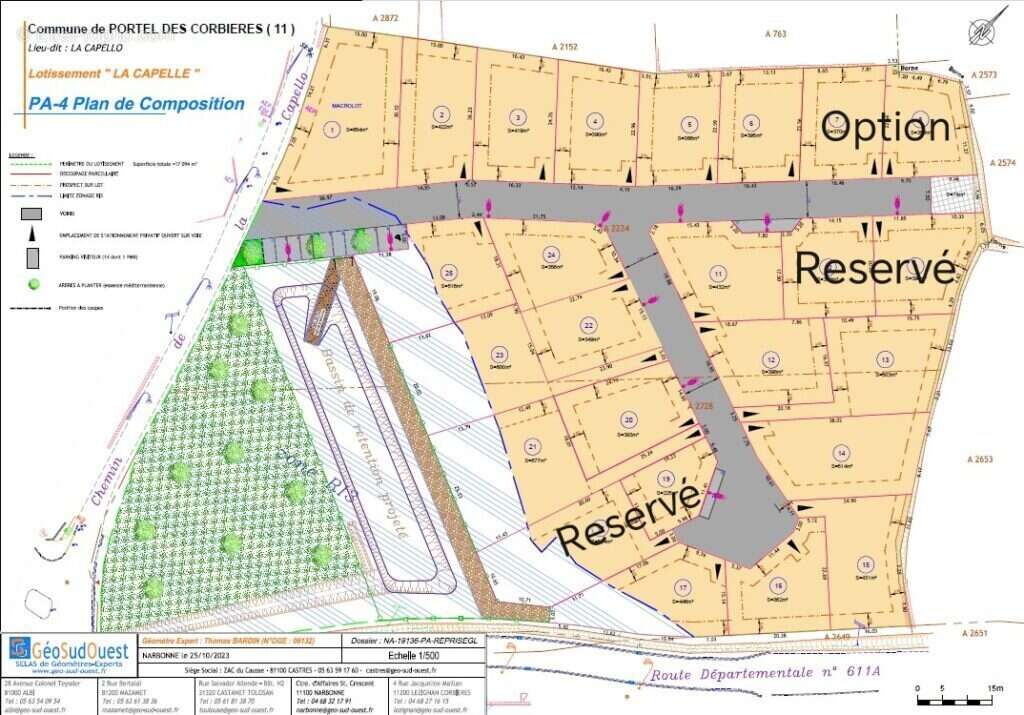 Terrain à PORTEL-DES-CORBIERES