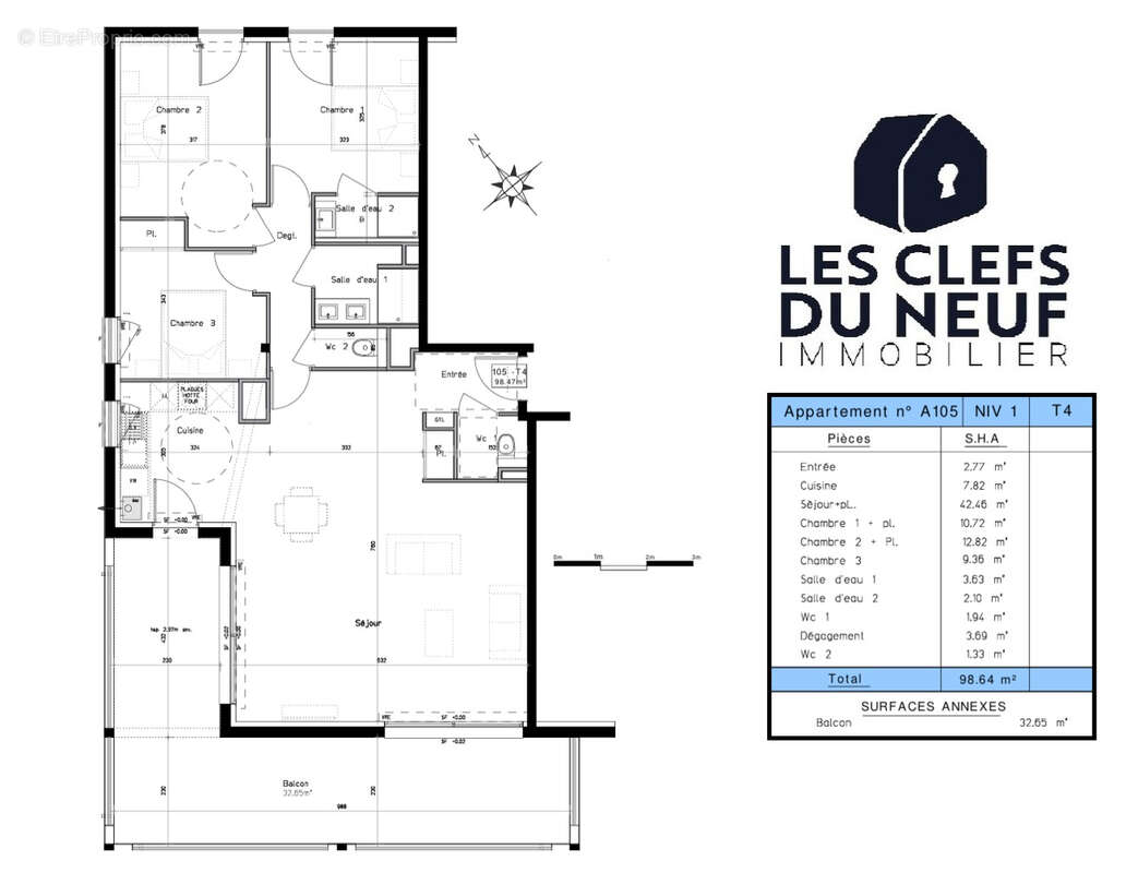 Appartement à CAPBRETON