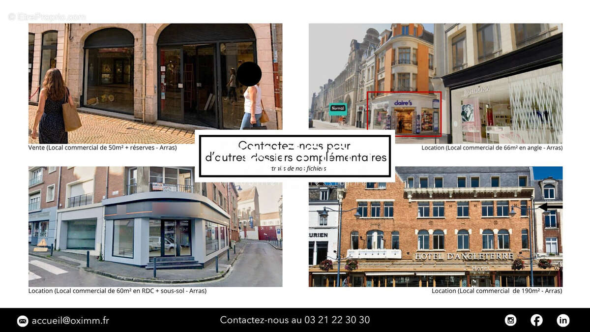 Commerce à ARRAS