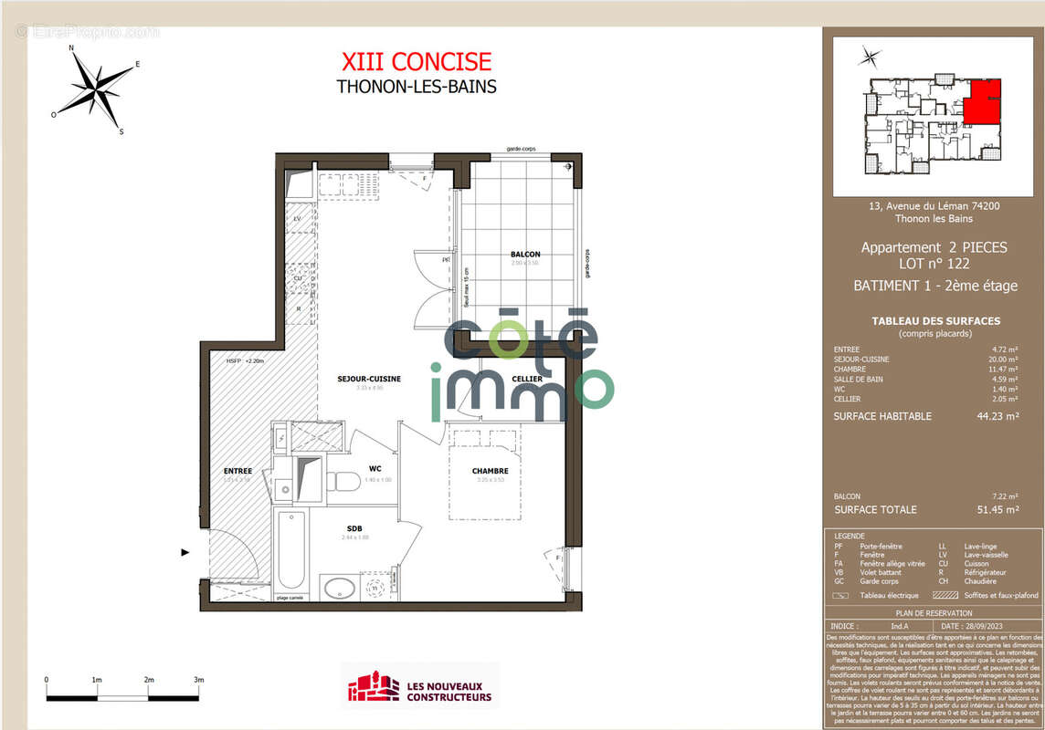 Appartement à THONON-LES-BAINS