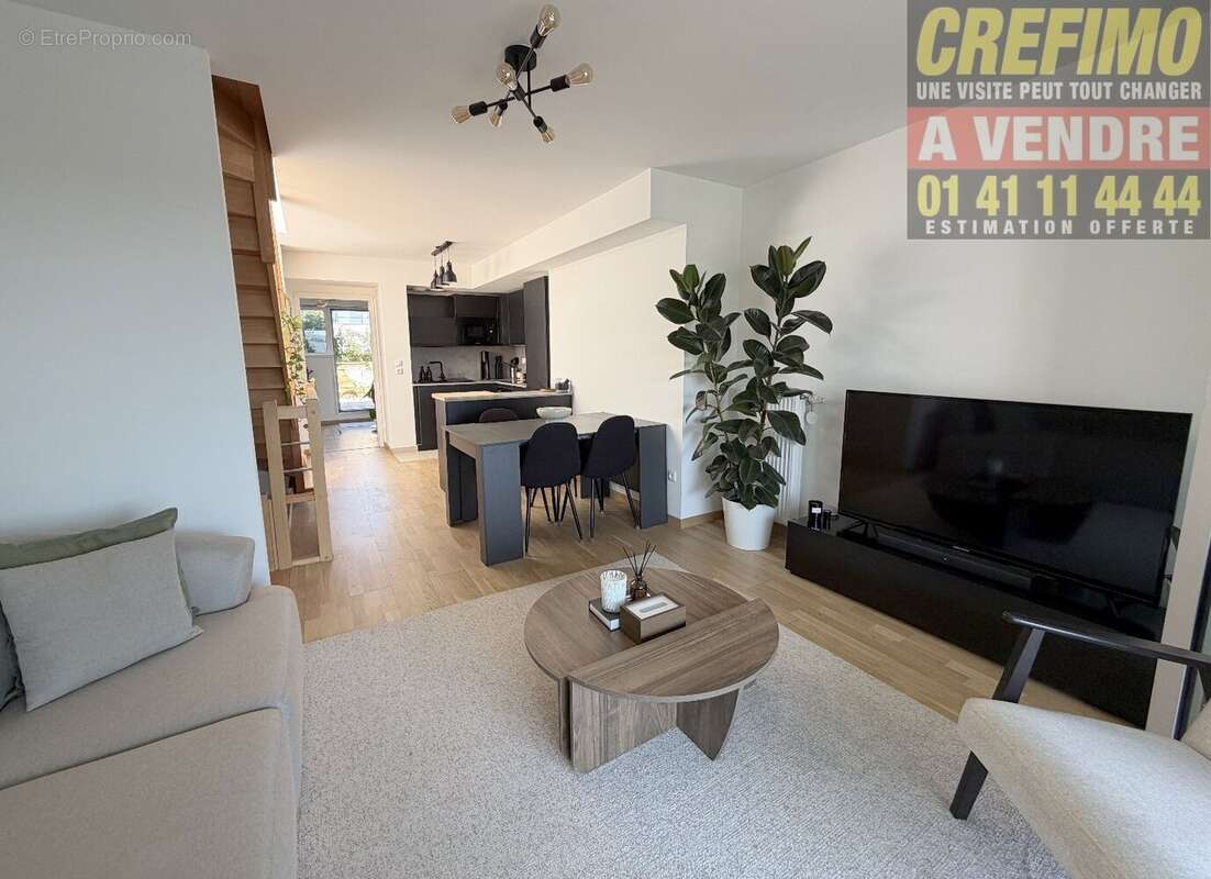 Appartement + Terrasse + parking à vendre à Asnières - Agence immobilière CREFIMO - photo 5
