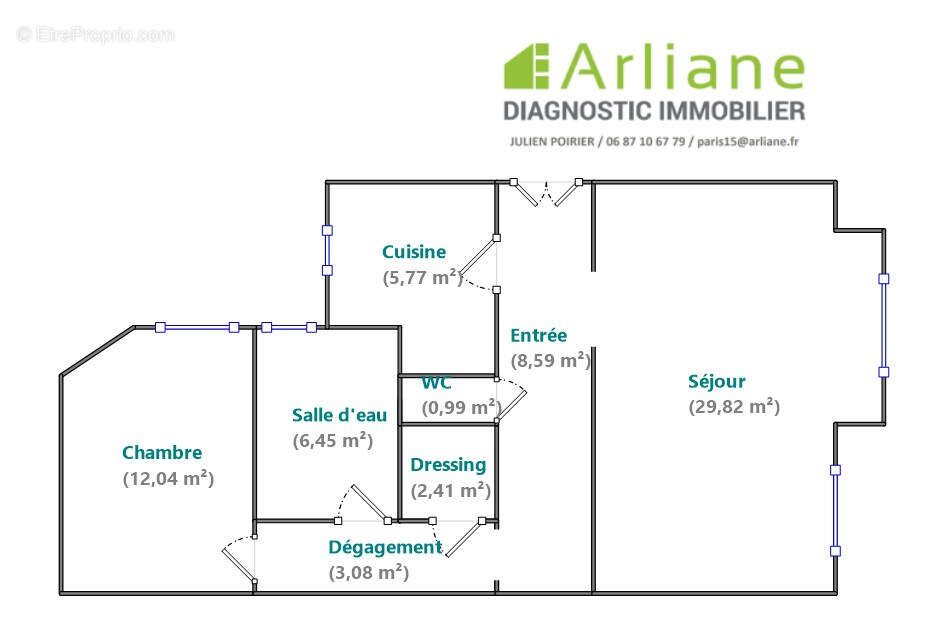 Appartement à BOULOGNE-BILLANCOURT