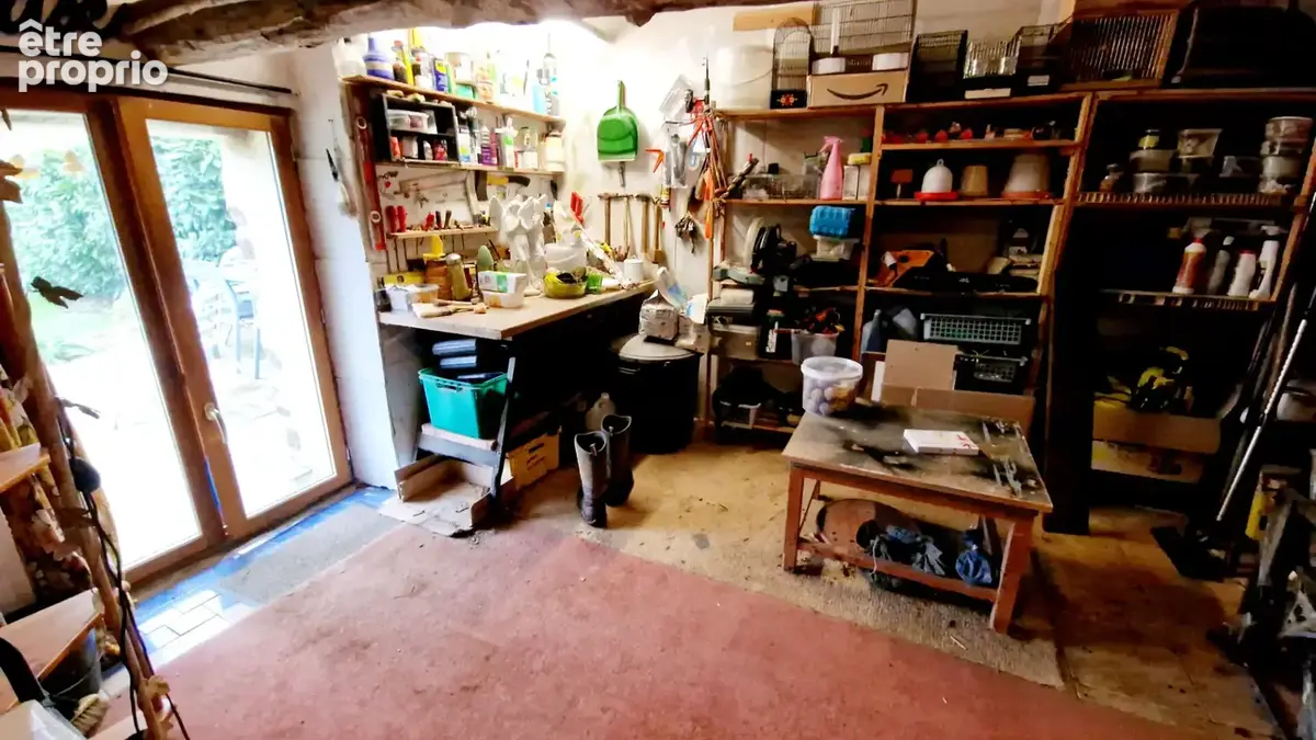 MORBIHAN - Proche Menéac- Maison 1 chambre avec grand jardin, bûcher, atelier (interieur)  et dépendance. Grand grenier à aménag - photo 11
