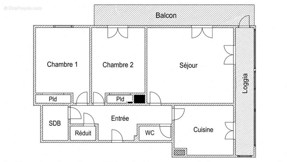 Appartement  Centre Ville à  Cagnes Sur Mer 3 pièce(s) 55.19 m2 - photo 8