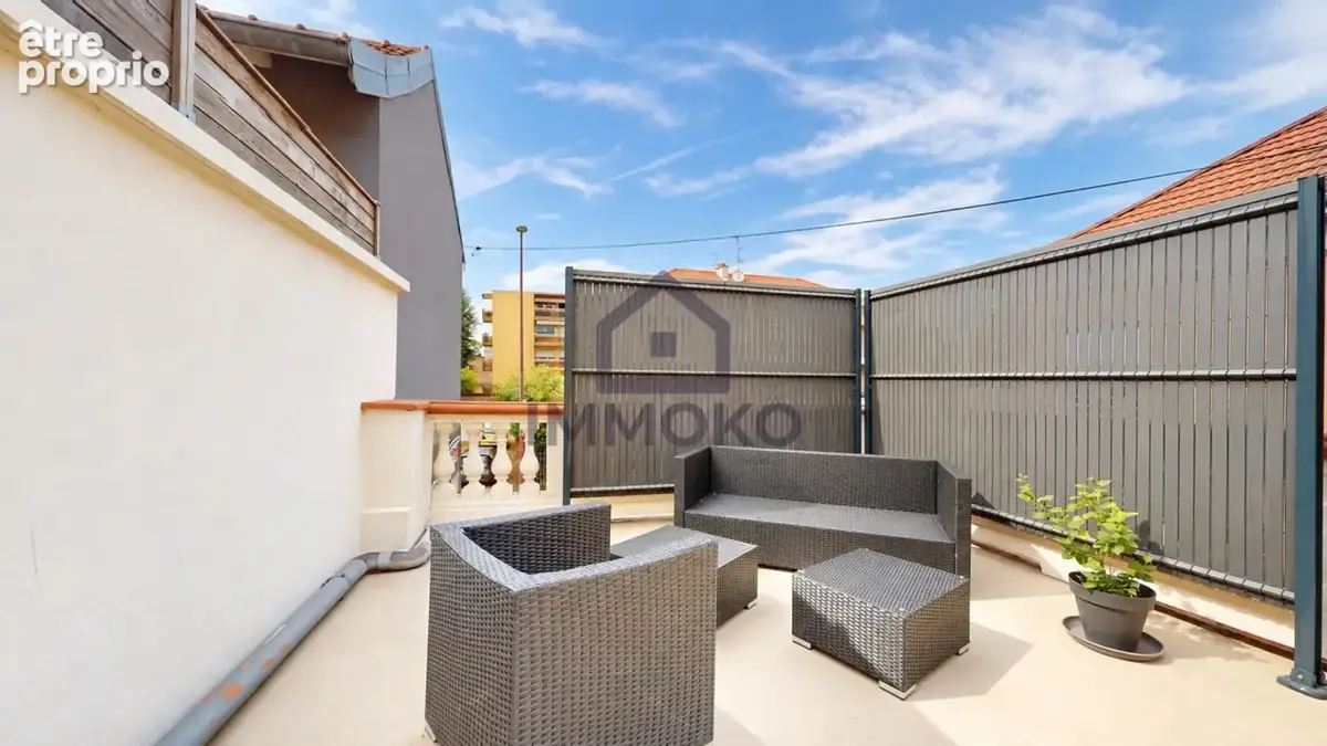 Appartement F4 avec somptueuse terrasse, 3 chambres, cheminée, garage - photo 8