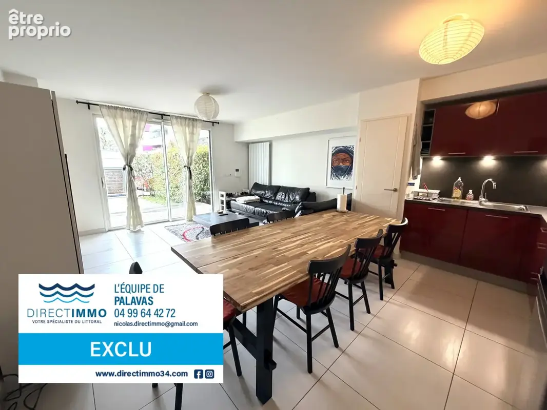 F3 cabine en rez de jardin + garage dans résidence de standing avec piscine - photo 6
