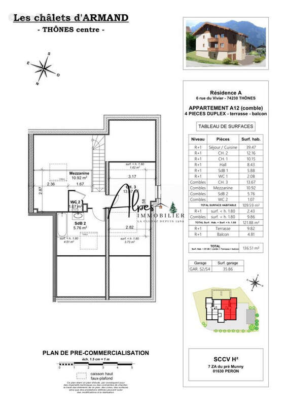 batiment A - Appartement à THONES