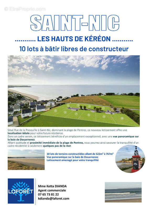 Terrain à SAINT-NIC
