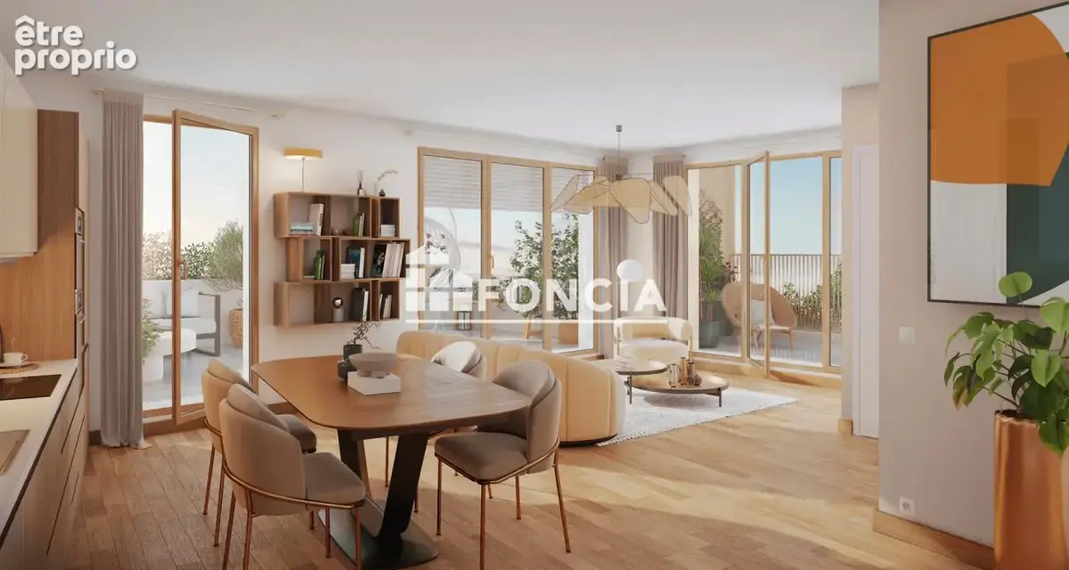 Studio avec loggia – Quartier Crêpieux - photo 2