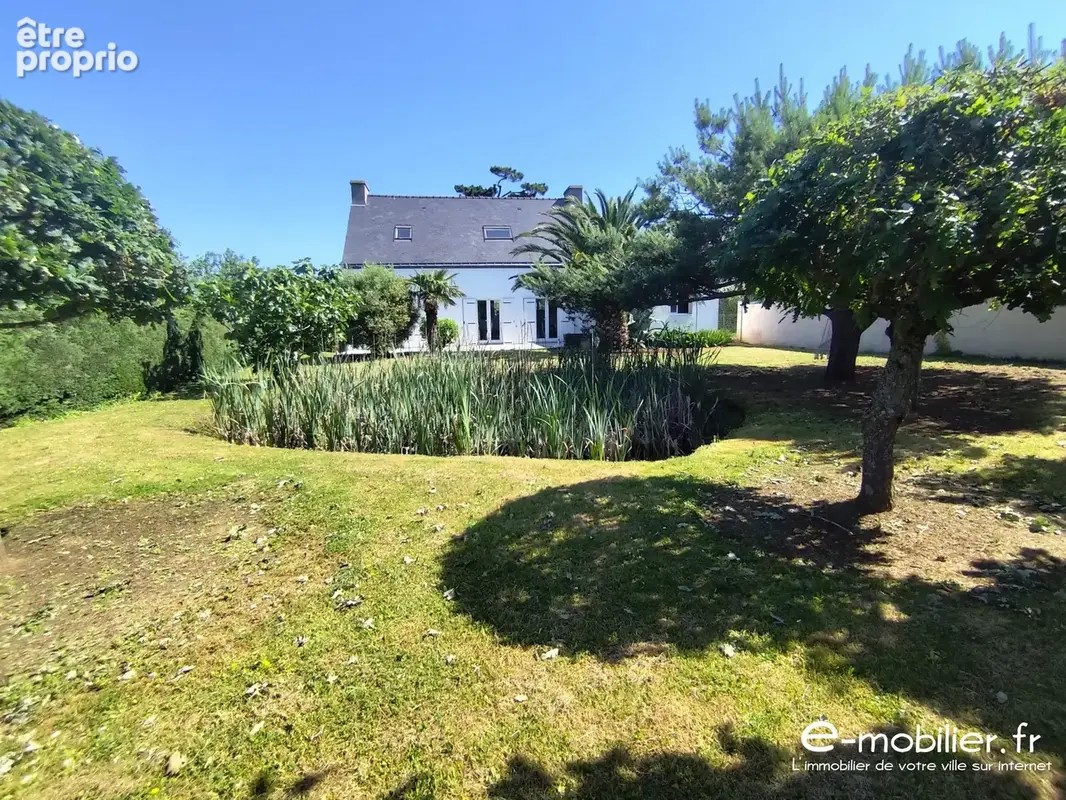 vue du jardin au sud - Maison à GROIX