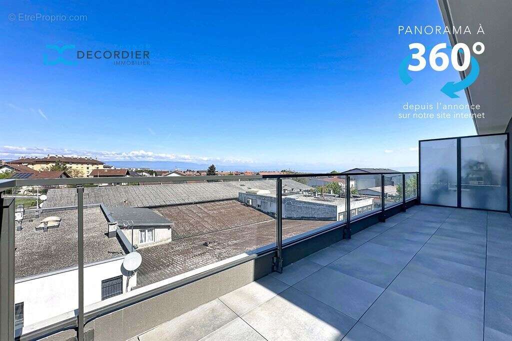 THONON-LES-BAINS - T4 dernier étage avec terrasse et vue dégagée - photo 3