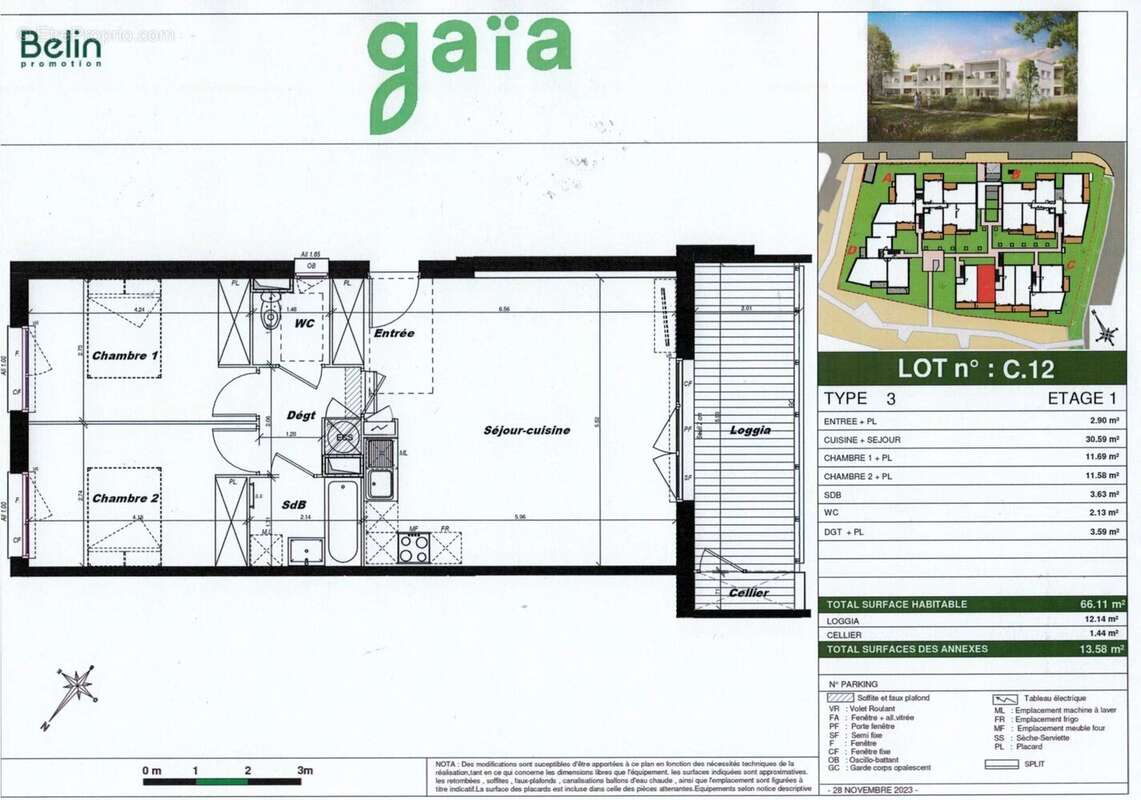Appartement à AUZEVILLE-TOLOSANE
