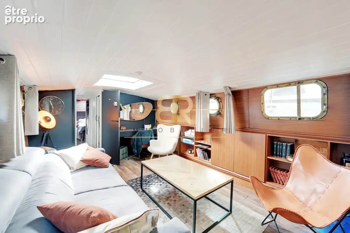 Exclusivité   péniche habitable d’environ 45 m2   paris 8e - photo 6