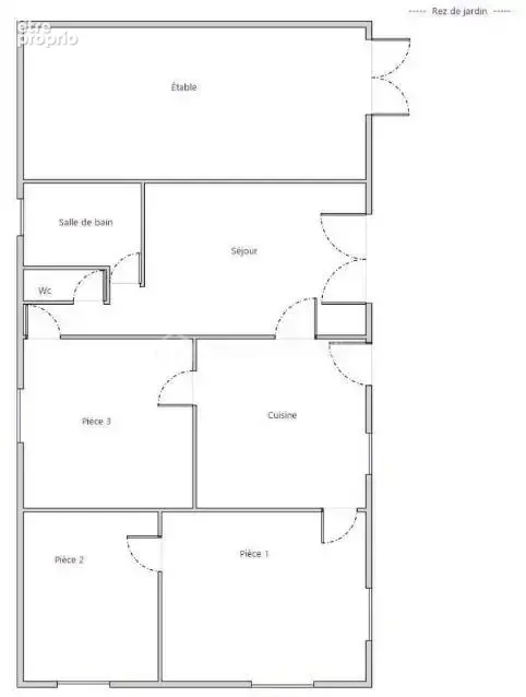 Grand corps de ferme composé de 2 maisons mitoyennes et 800m² de terrain - photo 3