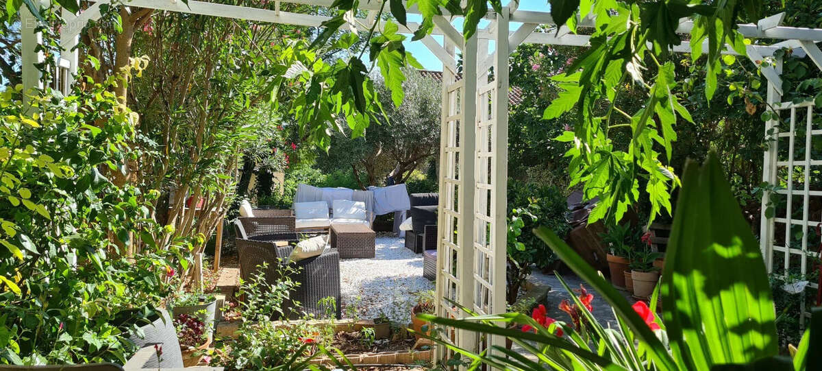 jardin haut - Maison à SERVIAN