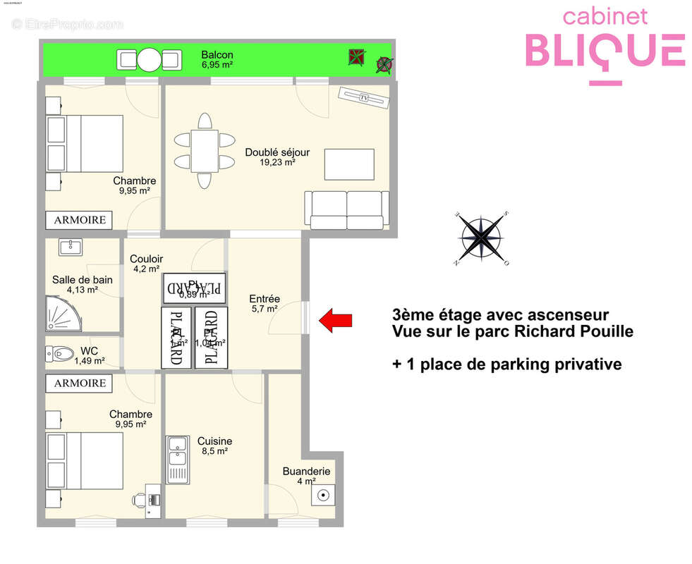 Appartement à VANDOEUVRE-LES-NANCY
