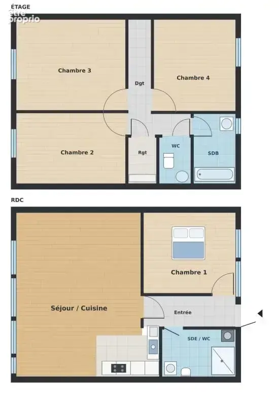 Maison 5 pièces, 101 m2 - photo 2