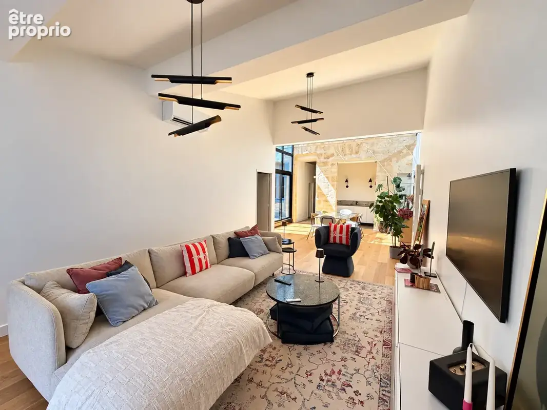 Magnifique appartement rénové avec patio en plein coeur des Chartrons à Bordeaux - 97 m2 - 3 chambres - photo 5