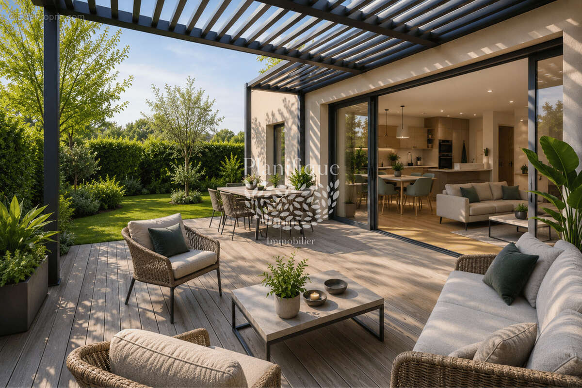 Appartement T4 avec jardin et terrasses au rez-de-chaussée à Ornex - photo 11