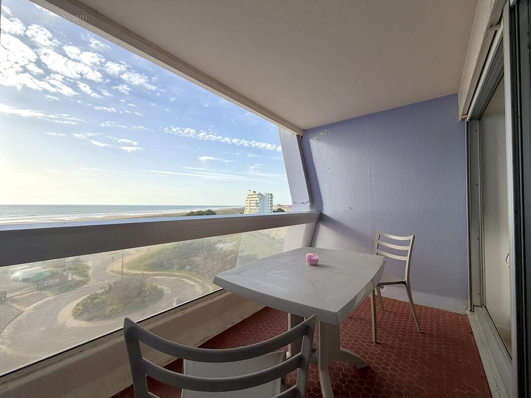 Balcon séjour - Appartement à SAINT-JEAN-DE-MONTS