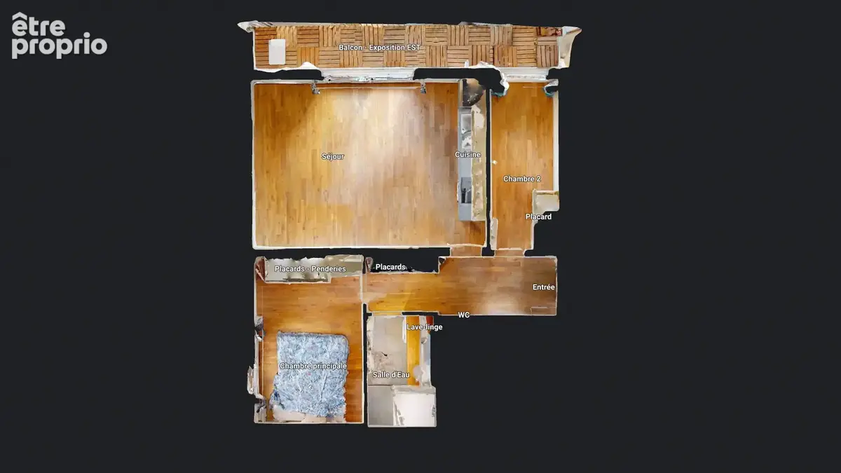 PARIS XIX    Métro Laumière ou Ourcq   3P - 1 chambre 49m²  balcon, cave et parking - photo 11