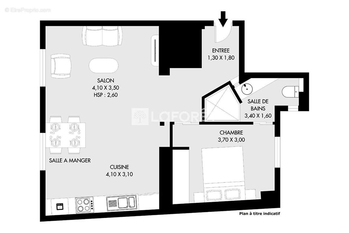 Appartement à PARIS-15E