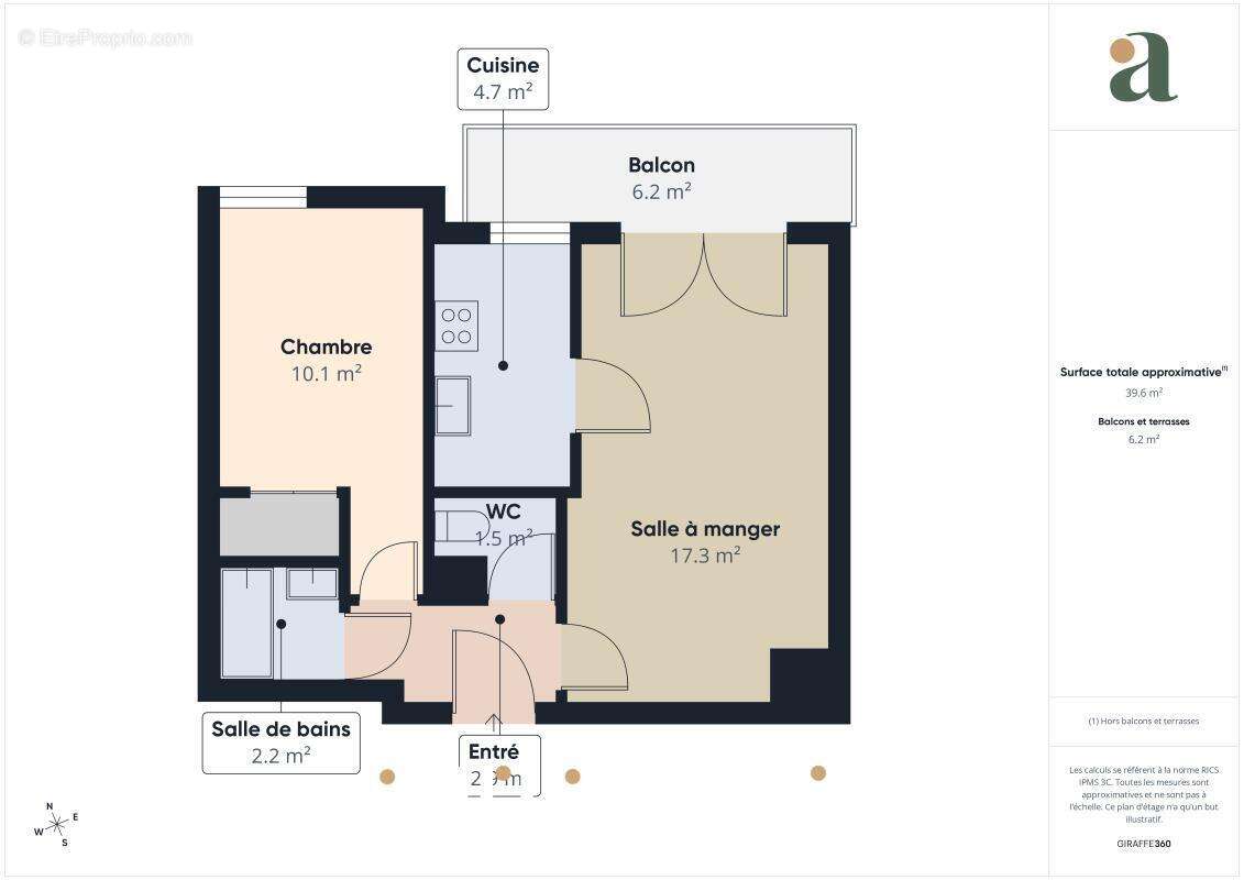 Appartement à VILLENEUVE-LA-GARENNE