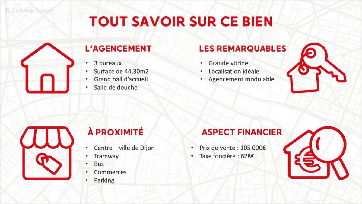 Local professionnel de 44 m² centre ville de Dijon - photo 3