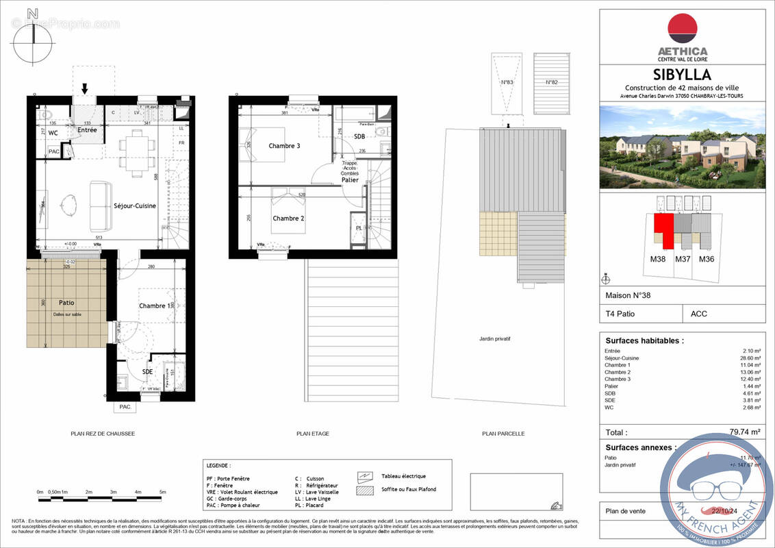 Maison à CHAMBRAY-LES-TOURS
