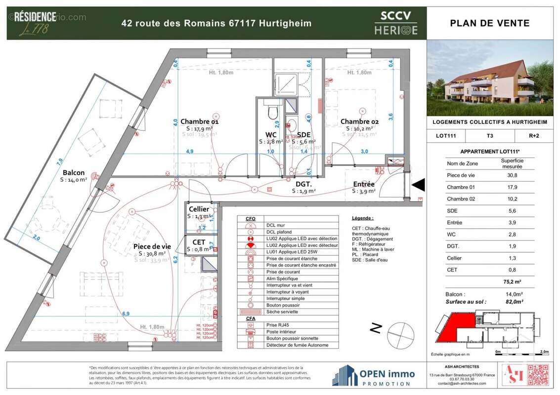 Appartement à HURTIGHEIM