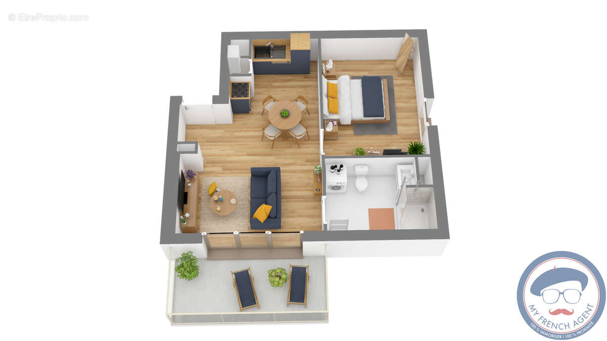 À Sorigny, Appartement 2 Pièces dans un environnement agréable - photo 2