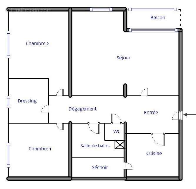 Appartement à BLAGNAC