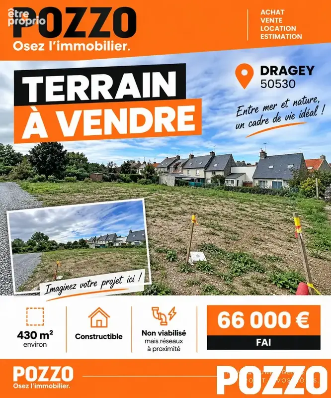 Terrain à DRAGEY-RONTHON