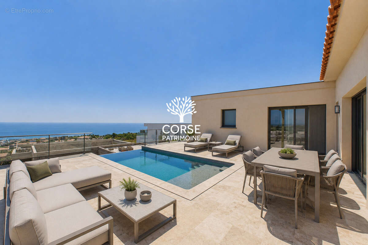 Villa T5 vue mer, piscine à débordement - photo 2