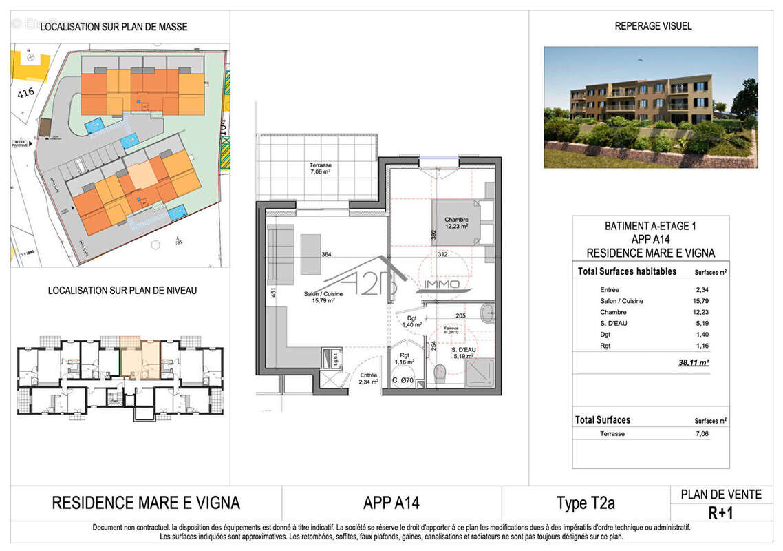 Appartement à ALGAJOLA
