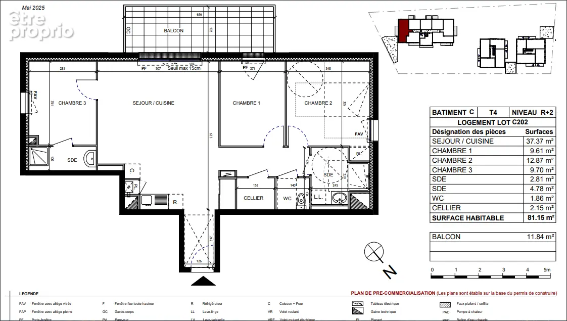 Centre bourg, appartement  neuf  de 81.15 m² T4 - photo 2