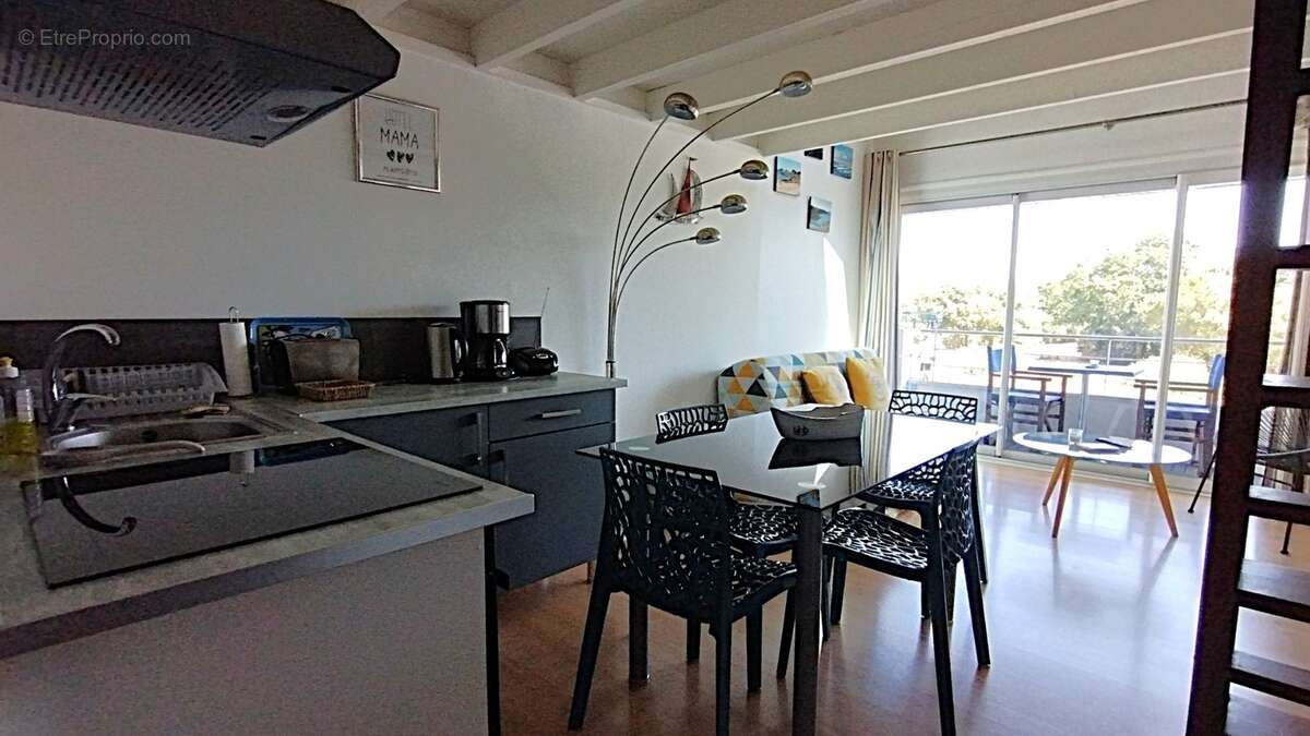 Appartement à vendre 2 pièces COMBRIT (29) Duplex, la plage à pied, piscine, tennis, jardins - photo 3