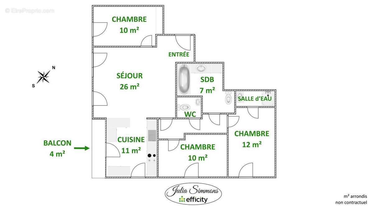 Appartement à MAREIL-MARLY