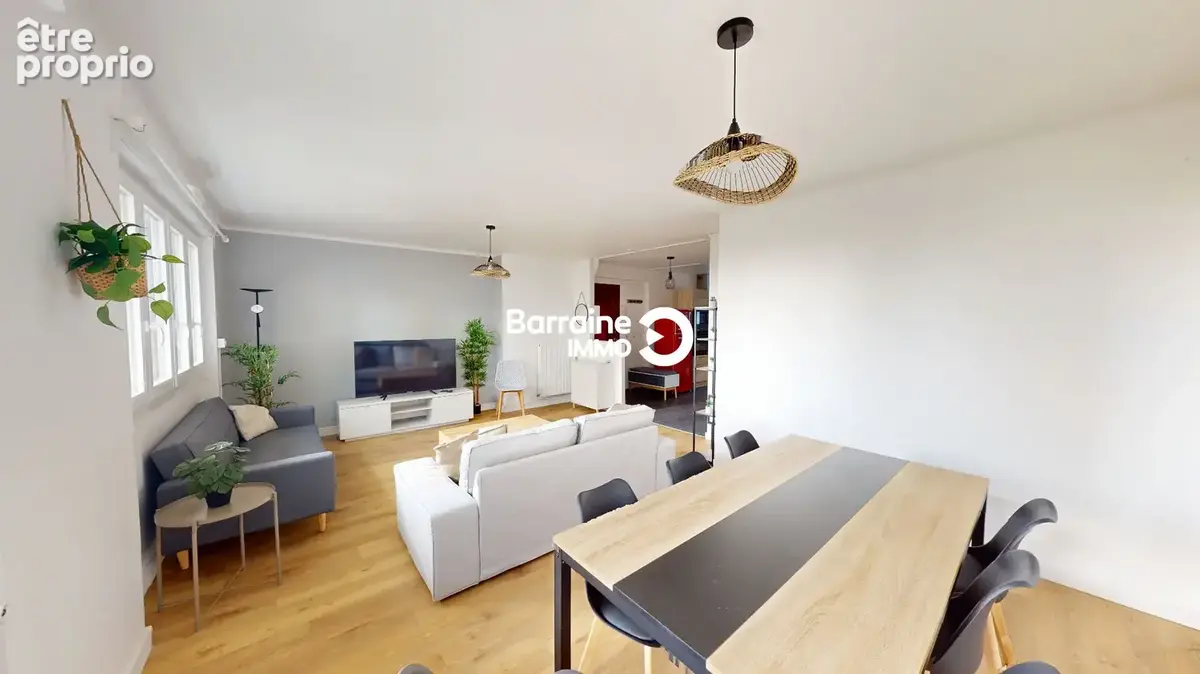Exclusivité a vendre - brest kerbonne appartement 5 pieces 86m² - photo 4