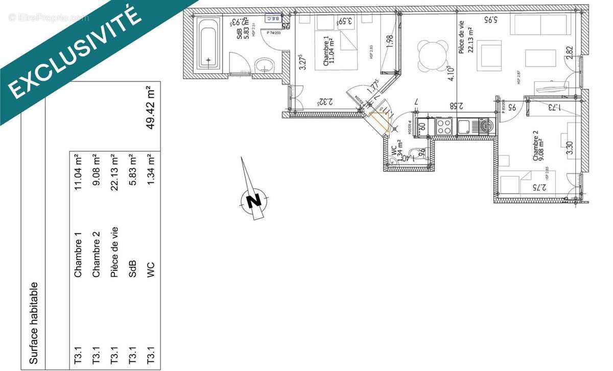 Photo 5 - Appartement à LE MANS