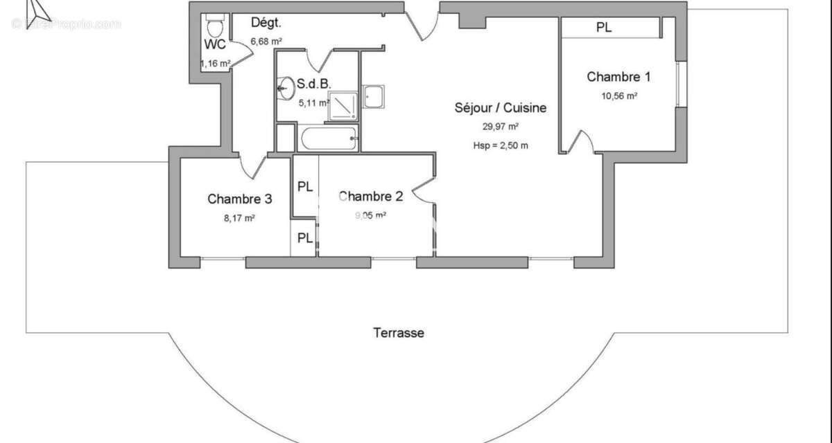 Appartement à LE CANNET