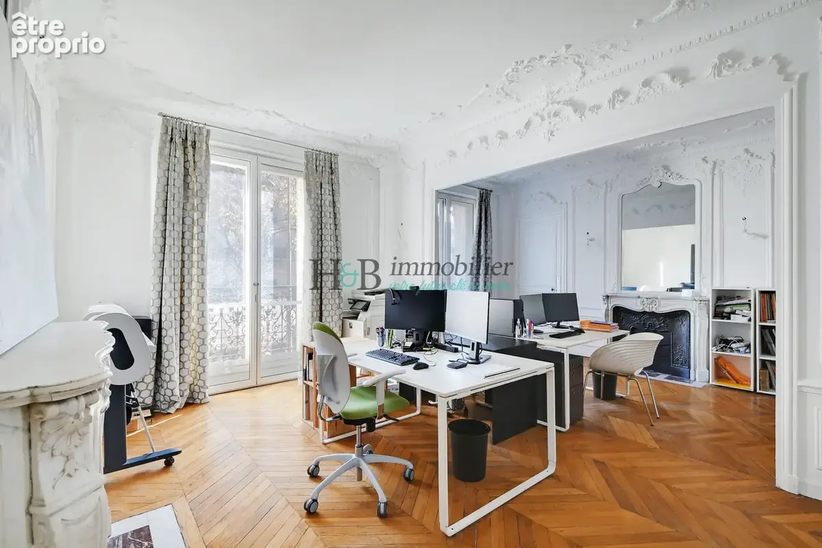 Alésia / 170m2 / Parquet Moulures Cheminées - photo 2