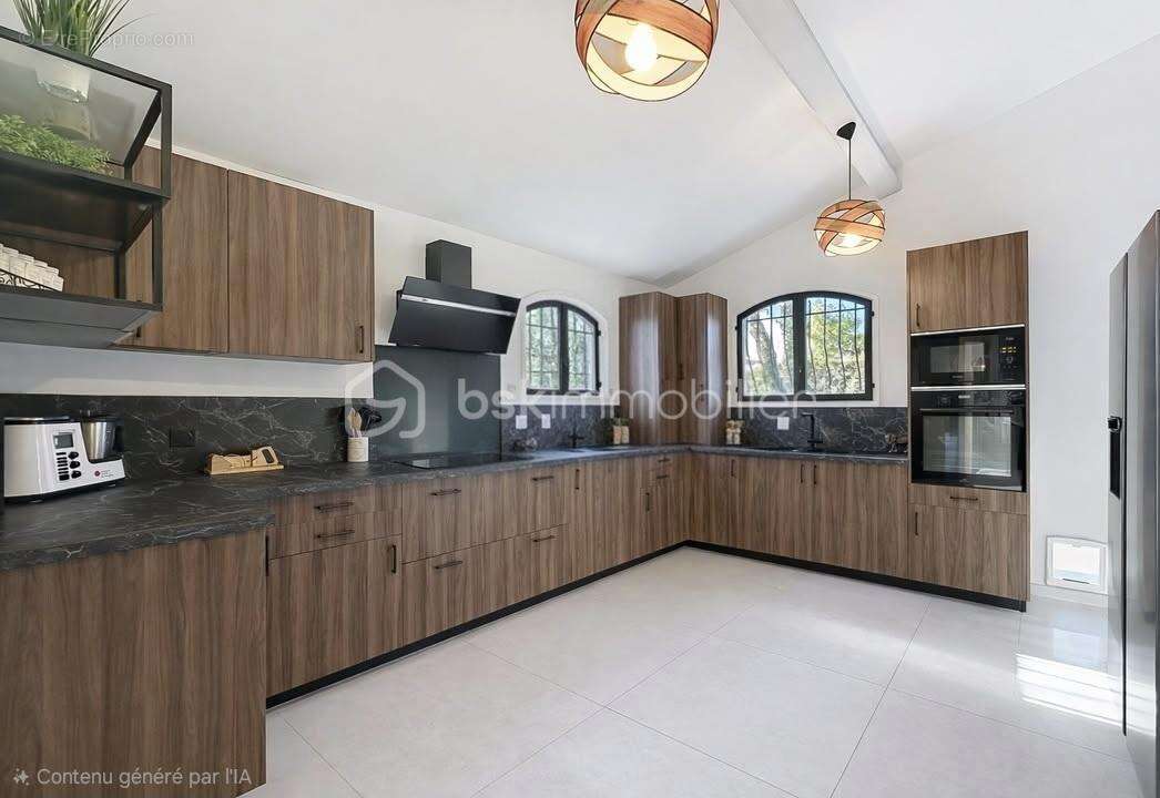 Roquefort-les-pins - superbe villa contemporaine au calme absol - photo 9