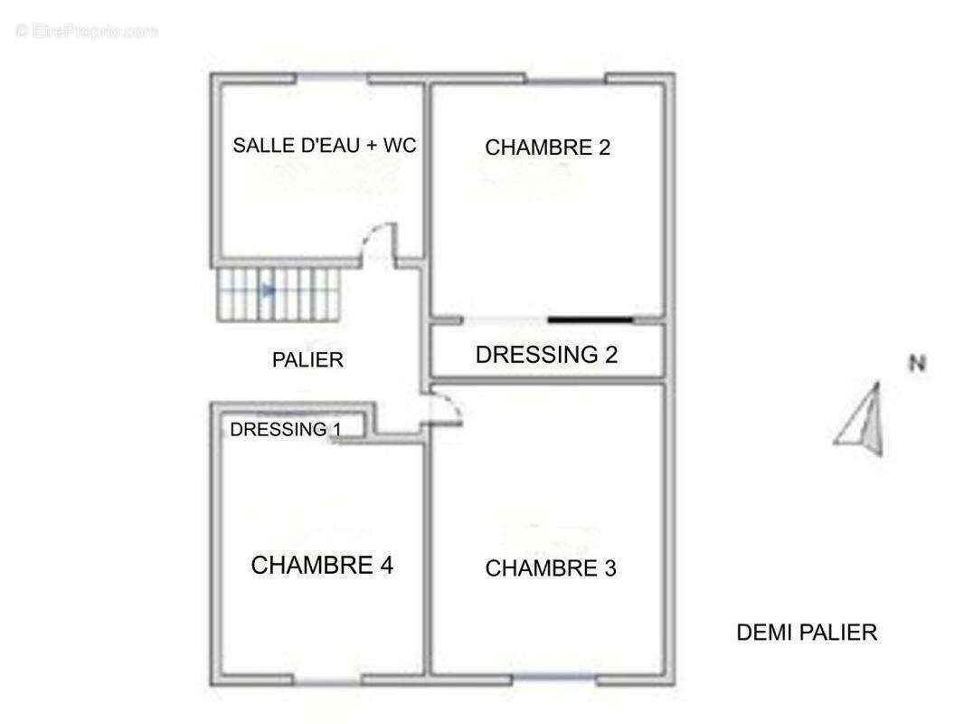 Maison Valence D Agen : Maison traditionnelle à fort potentiel - 165 m² habitable (4 chambres) sur 700 m² de terrain Secteur cal - photo 5