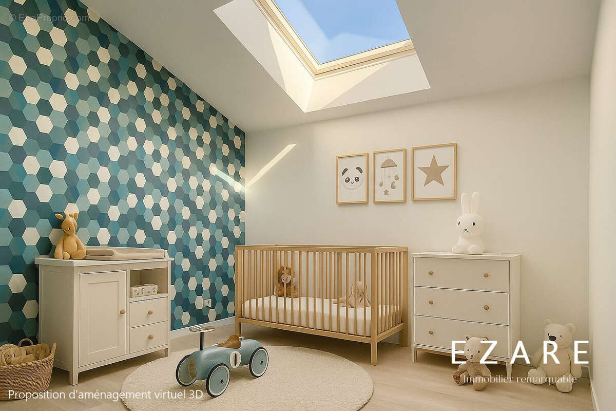 Proposition d&#039;aménagement de la chambre 1 - Appartement à BEAUNE