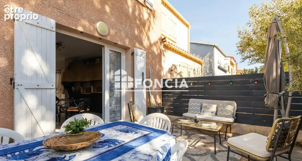 Valras-Plage : maison T3 avec dressing, climatisation réversible et belle pièce de vie de 26 m - photo 5