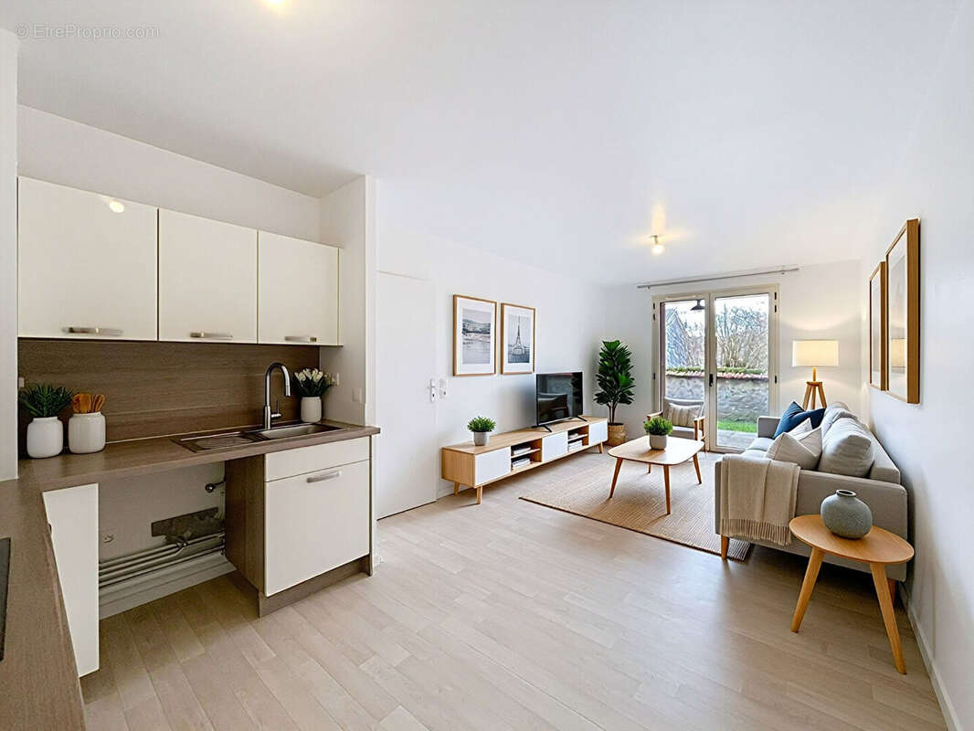 Appartement T2 -MELUN- avec jardin privatif - photo 4