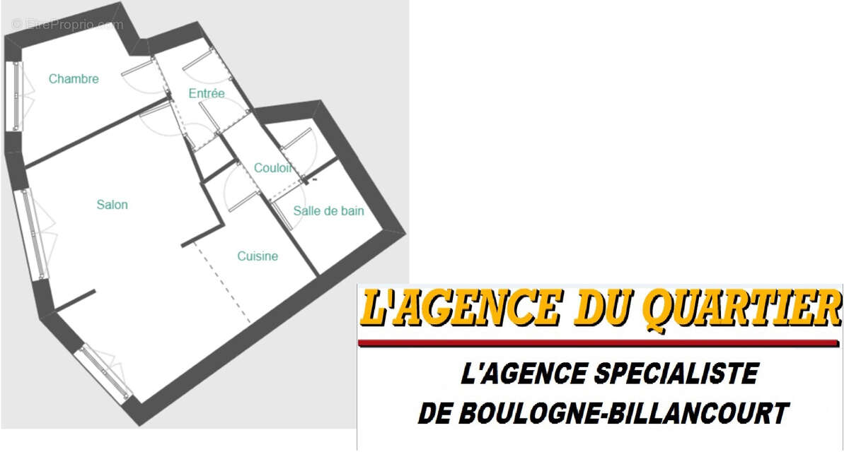 Appartement à BOULOGNE-BILLANCOURT