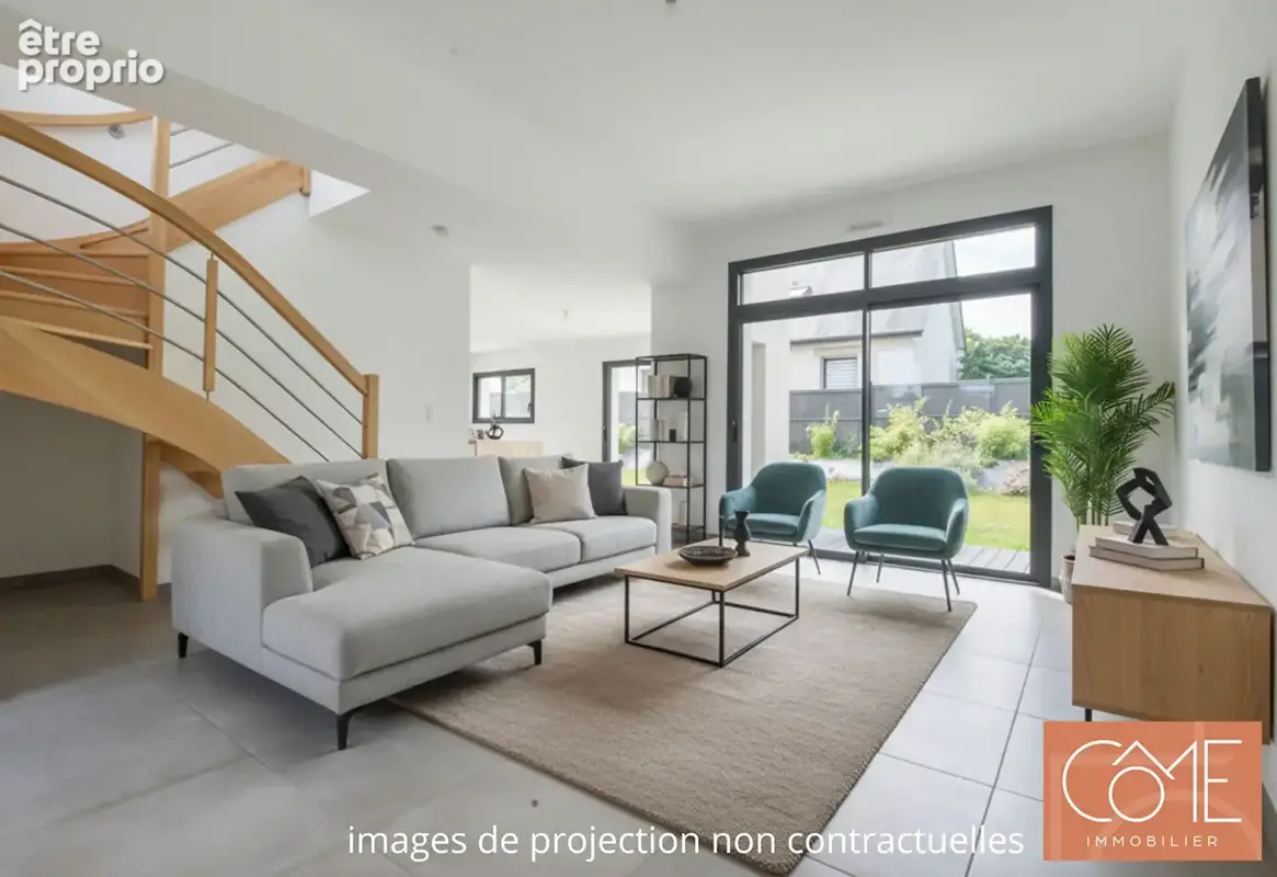 Exclusivite cesson-sevgine la menouriais  - 127 m² env - 4 chambres  dont 1 au rdc - garage - dpe a - photo 8